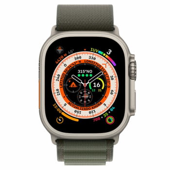 Apple Watch Ultra/ GPS/ Cellular/ 49mm/ Caja de Titanio/ Correa Loop Alpine Verde S