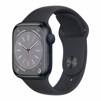 Apple Watch Series 8/ GPS/ Cellular / 41mm/ Caja de Aluminio Medianoche/ Correa Deportiva Medianoche