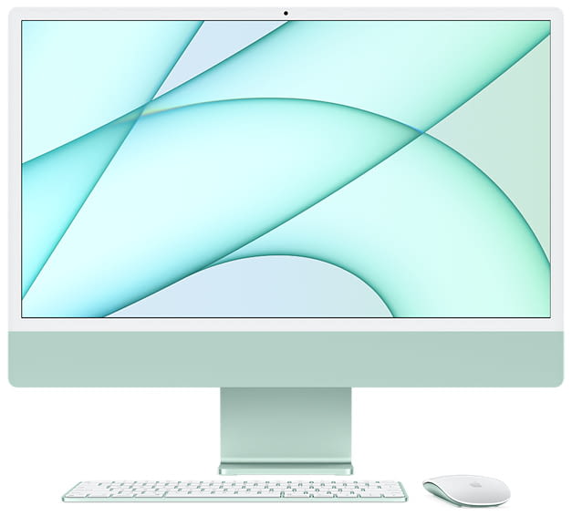 Apple iMac 24" Retina 4.5K/ Chip M1 CPU 8 Núcleos/ 8GB/ 256GB/ GPU 7 Núcleos / Azúl (duplicate)