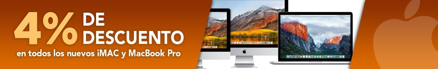 iMac and MacBook 4% dte